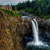 Waterfall from Twin Peaks